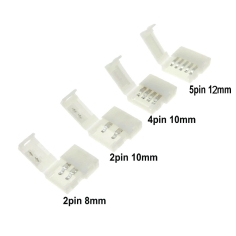 Conector unión tira led 2, 4 y 5 Pin
