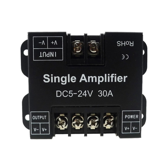 Amplificador 1 canal 12-24V 30A