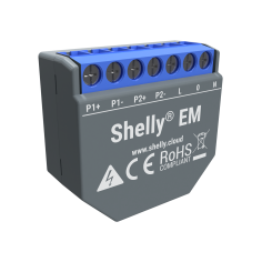 Shelly EM - Medidor de consumo y control de contactor WIFI 2