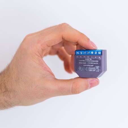 Shelly EM - Medidor de consumo y control de contactor WIFI