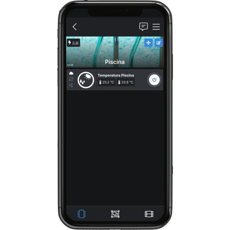 Medidor de temperatura para piscina con programador de bomba WIFI Plus