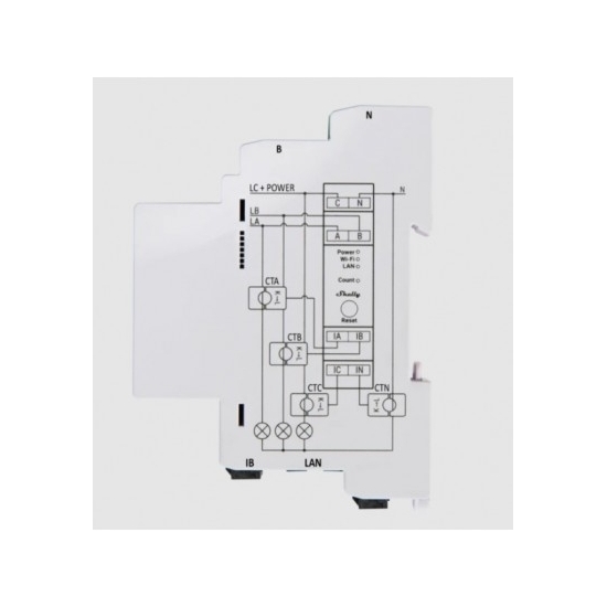 Shelly PRO 3EM - 400A