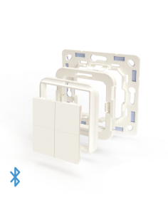 Shelly BLU Wall Switch 4 + Adaptador Legrand